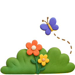 Plants and Butterfly